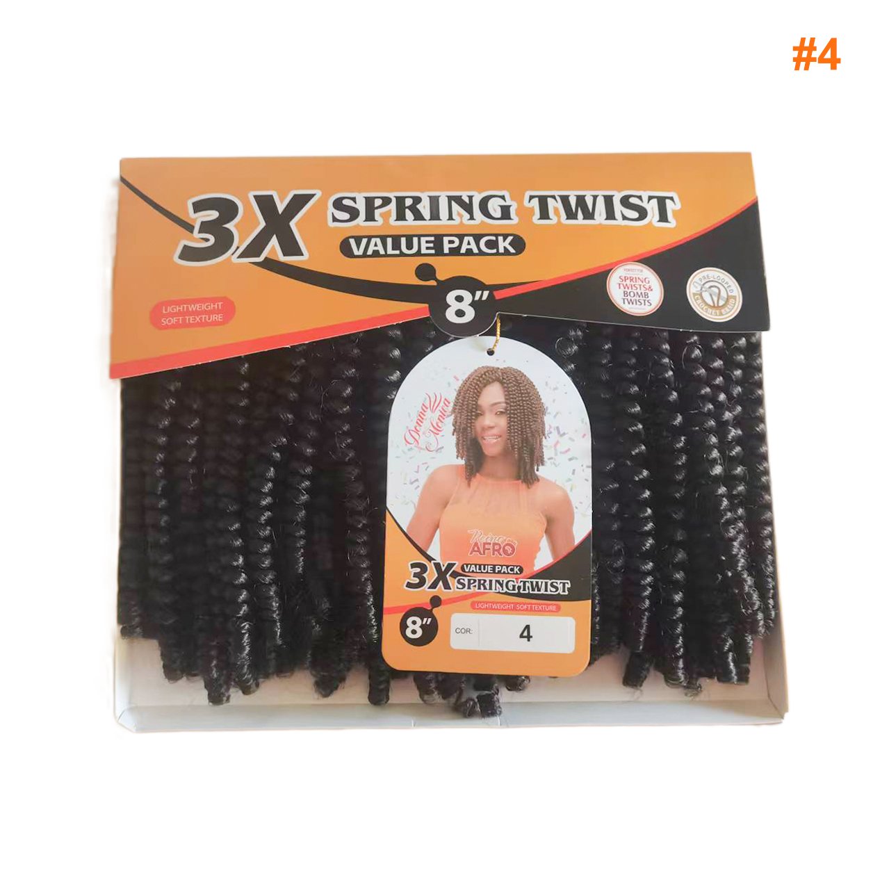 D.M SPRING TWIST 8" 4