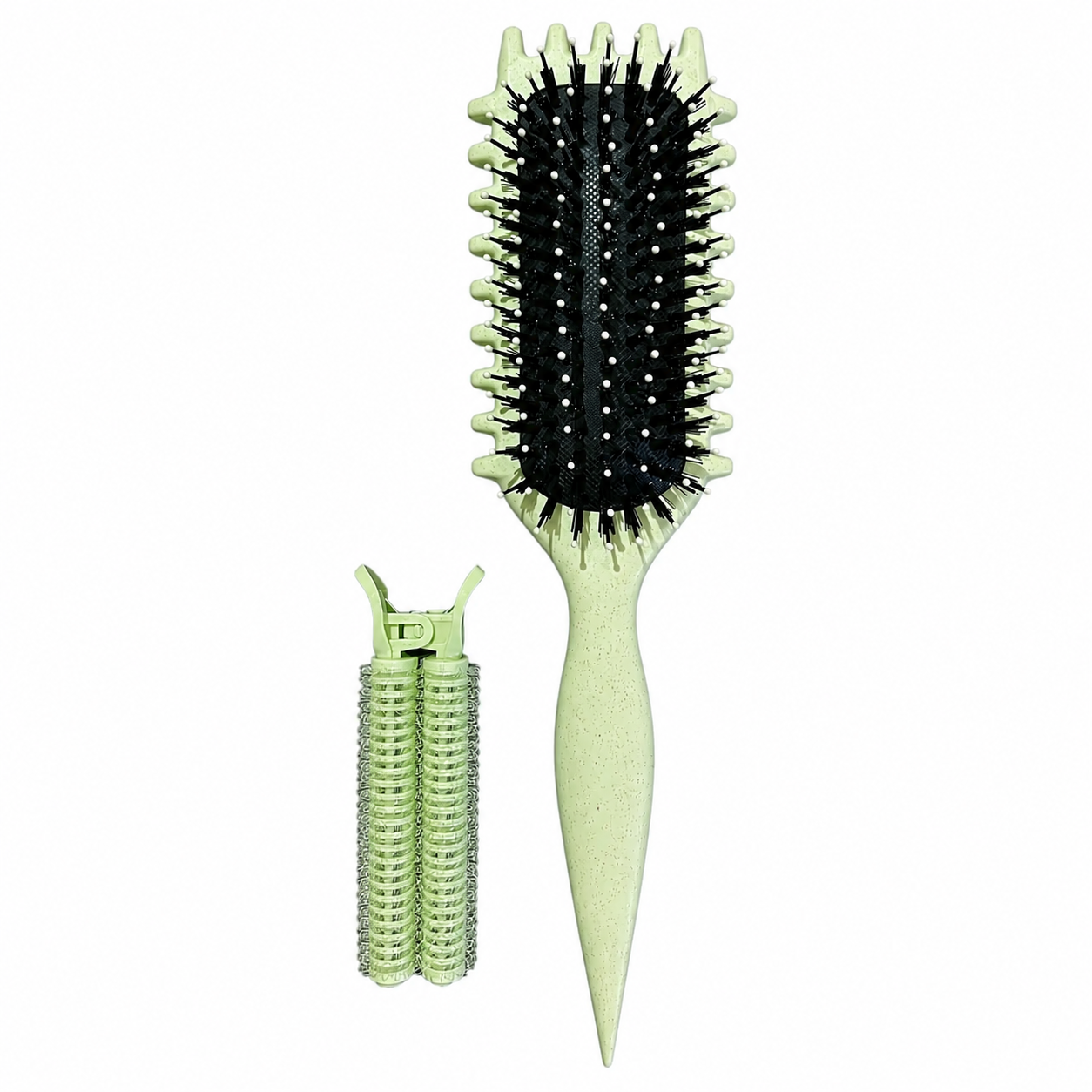 Curly Hair Brush Styling - Verde