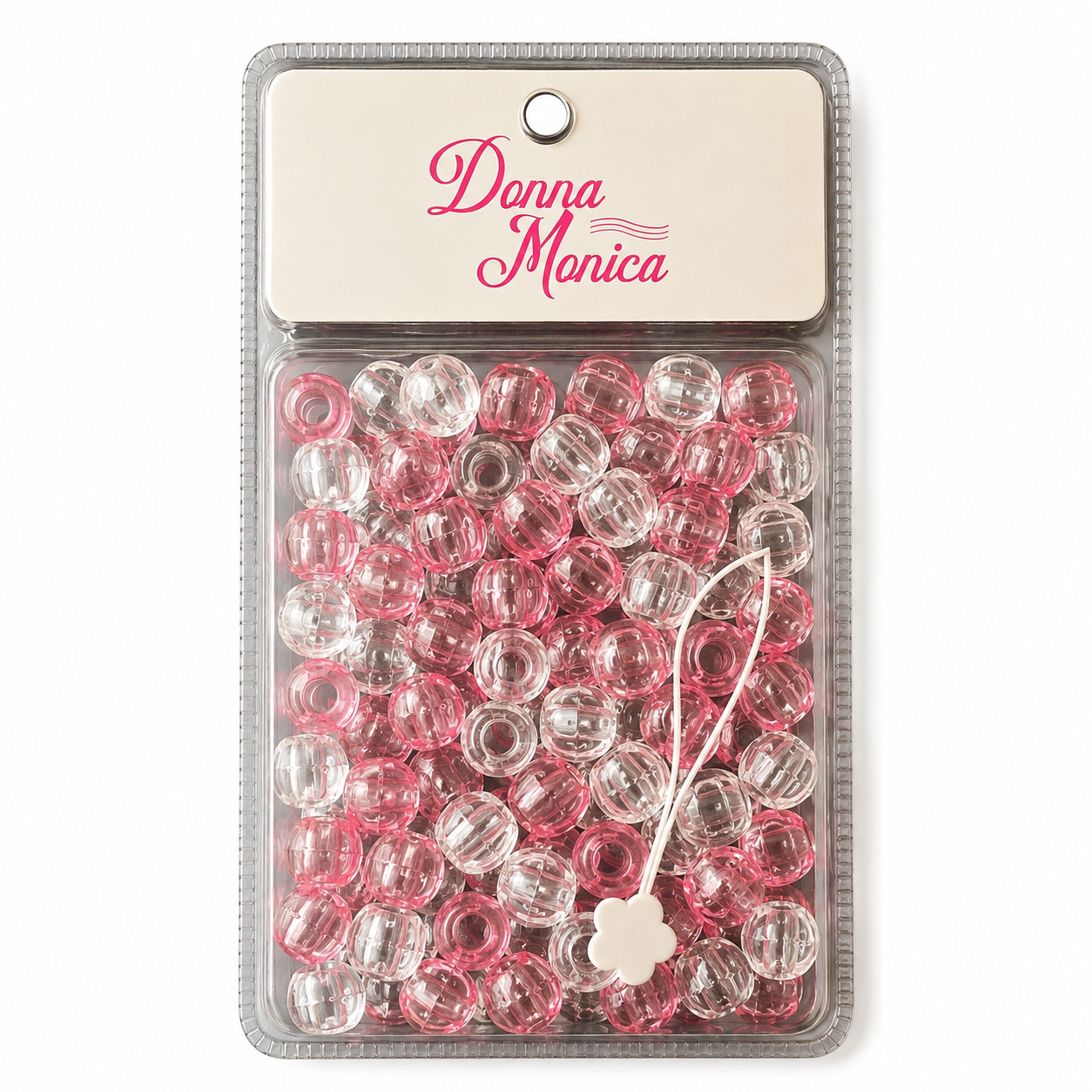 D.M Missanga Grande Rosa Clear - G3011