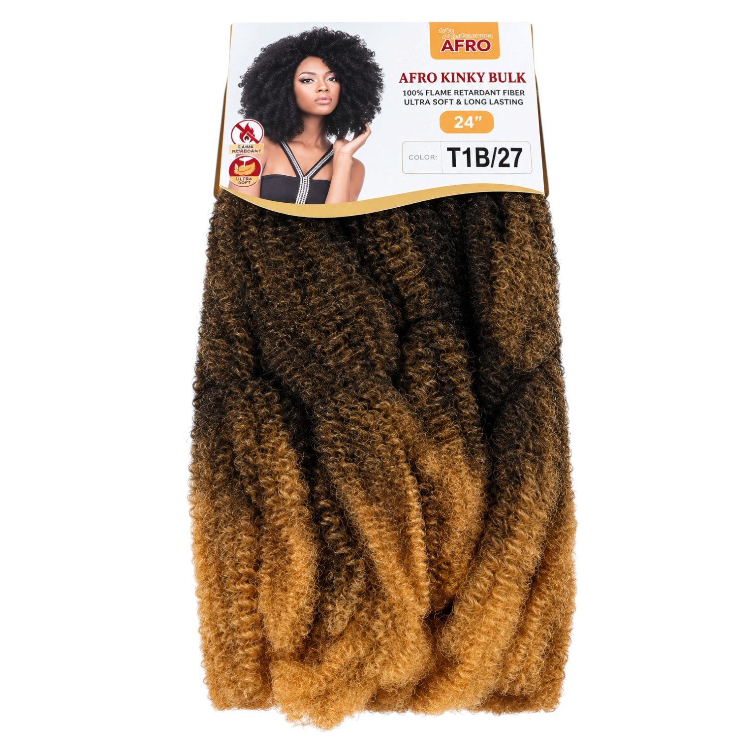 D.M Afro Kinky Bulk - T1B/27