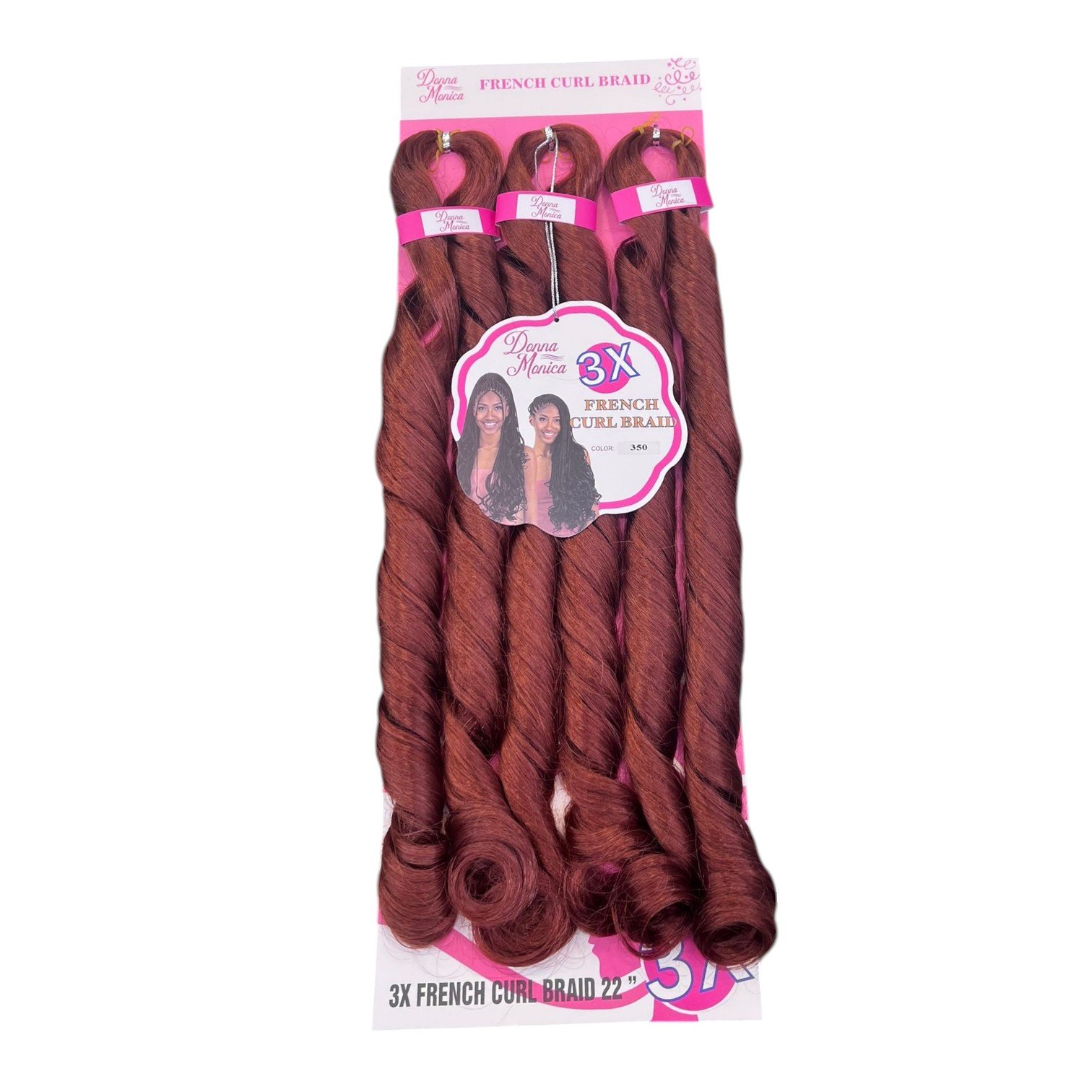 D.M FRENCH CURL BRAID 22'' 3X N350