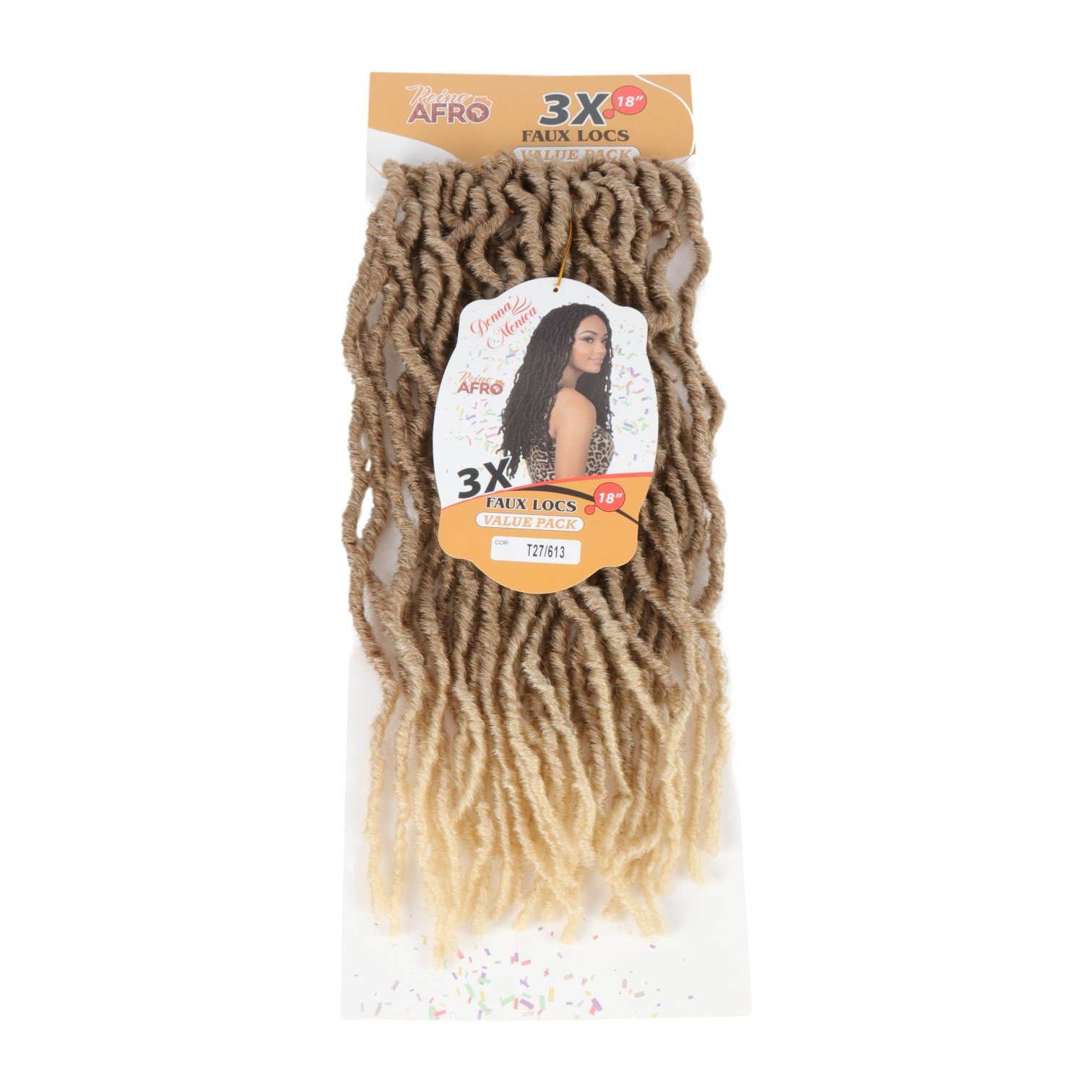 D.M Faux locs 18'' T27/613
