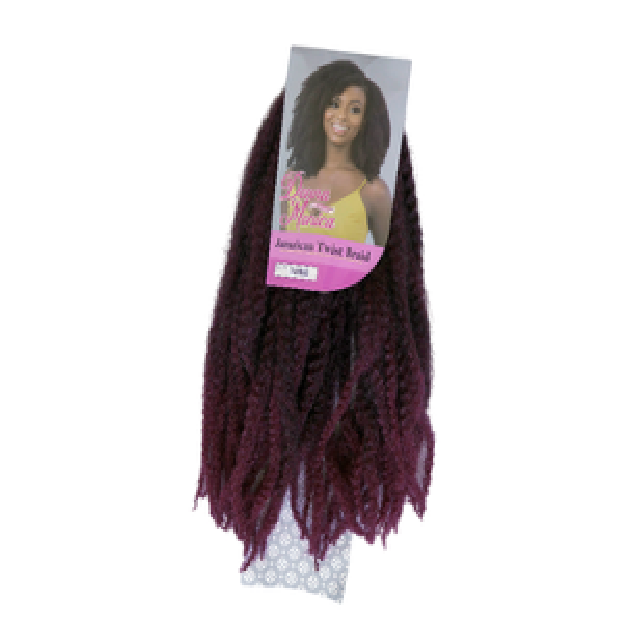 D.M JAMAICAN TWIST BRAID 18'' T1B/BUG