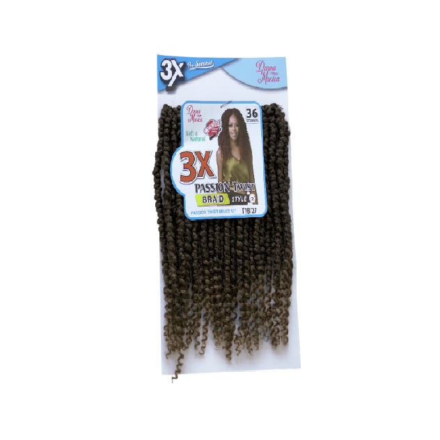 D.M PASSION TWIST BRAID 12'' 3X T1B/27