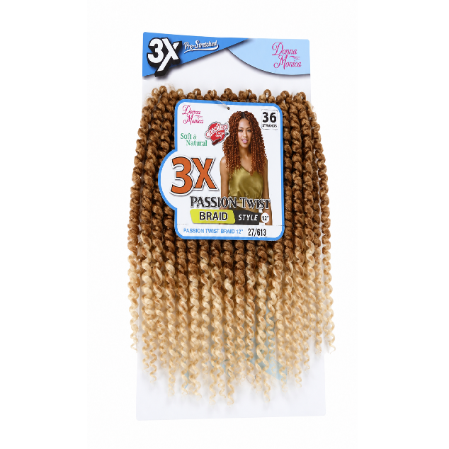 D.M PASSION TWIST BRAID 12'' 3X 27/613