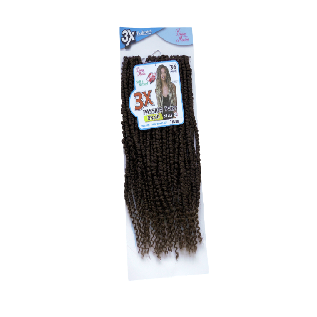 D.M PASSION TWIST BRAID 18'' 3X T1B/30