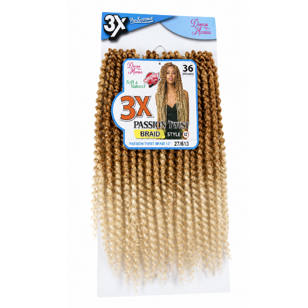 D.M PASSION TWIST BRAID 18'' 3X 27/613
