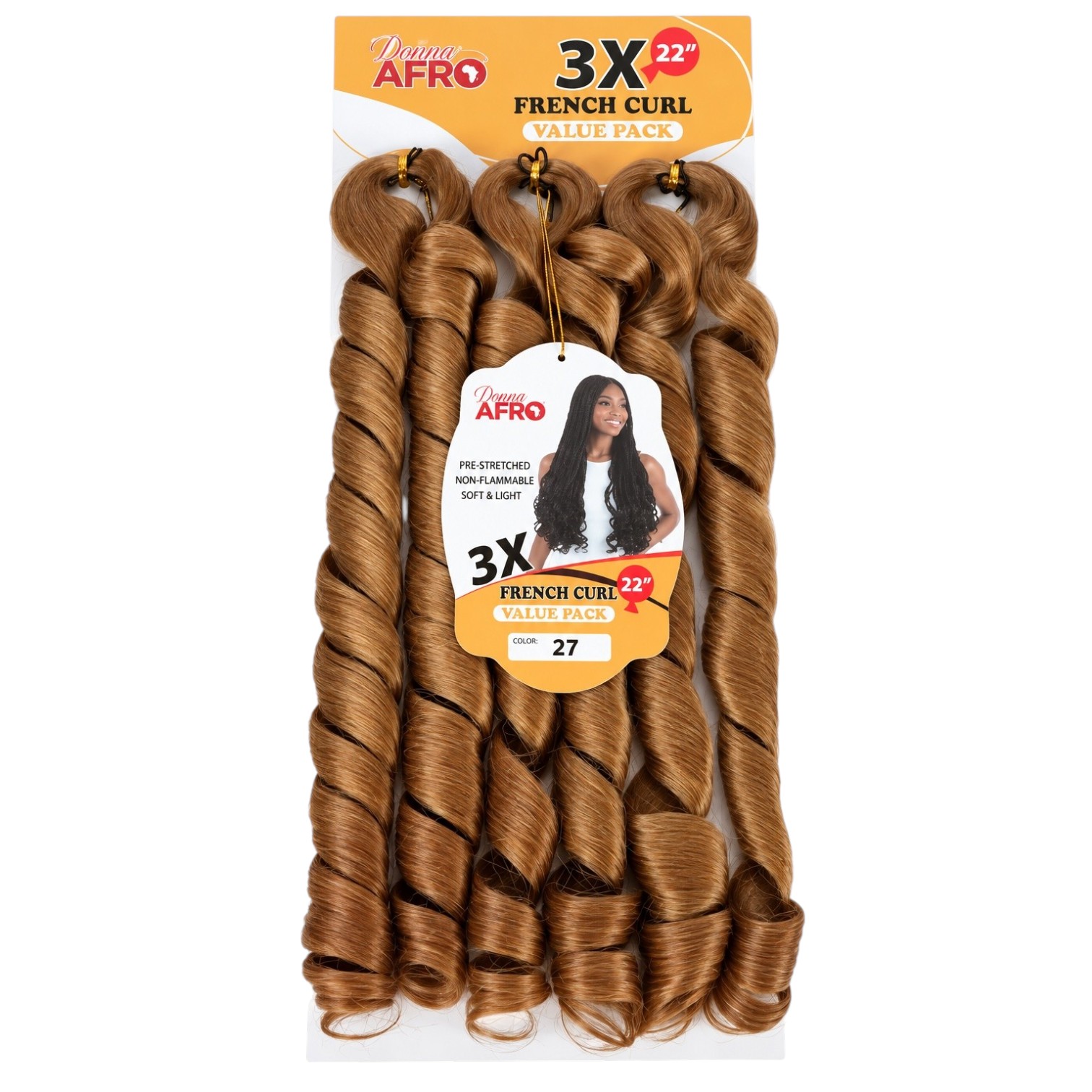 D.M FRENCH CURL BRAID 22'' N27