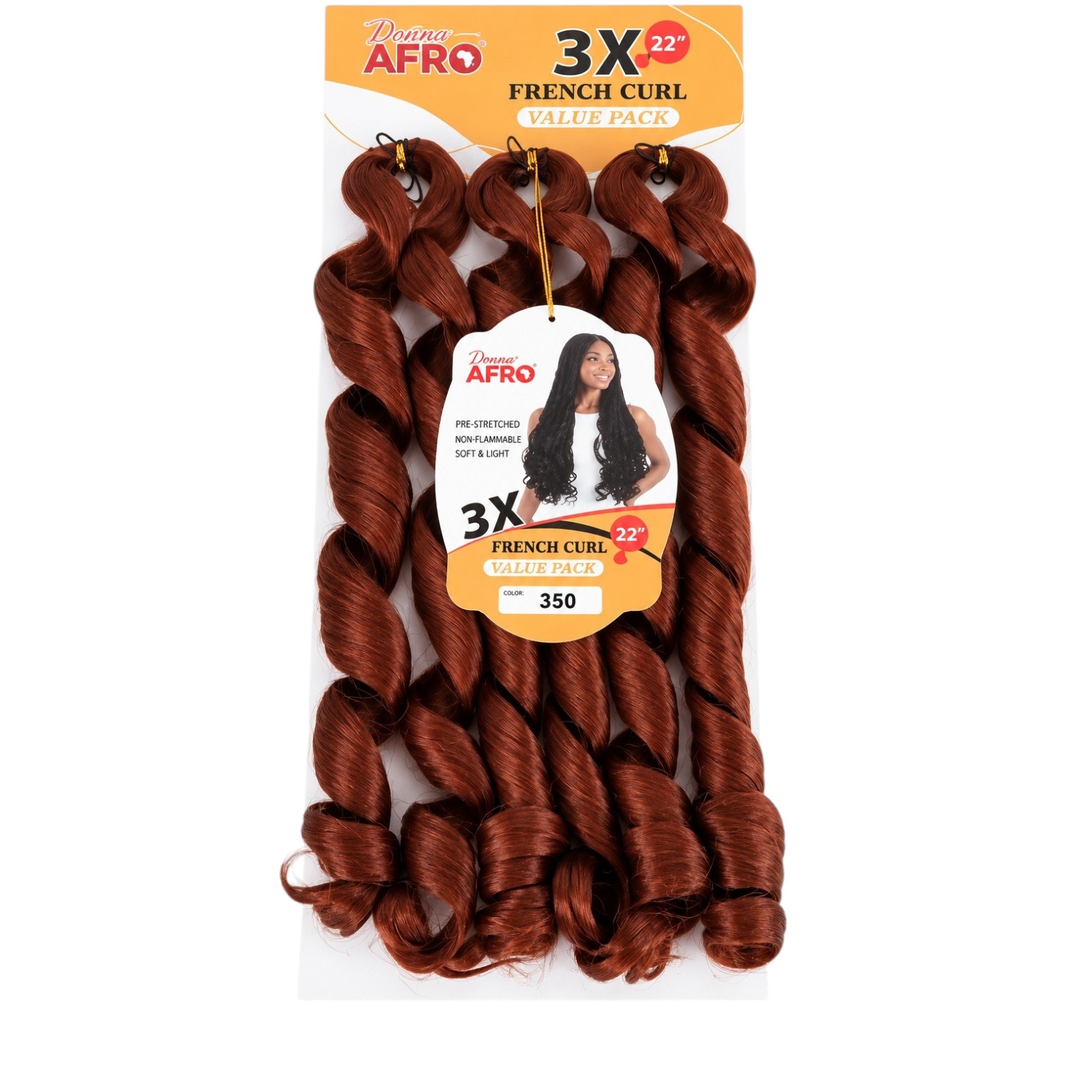 D.M FRENCH CURL BRAID 22'' 3X N350