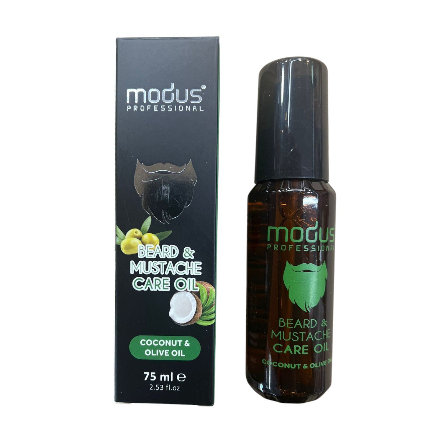 MODUS BEARD MUSTACHE CARE OIL COCONUT OLIVE OIL