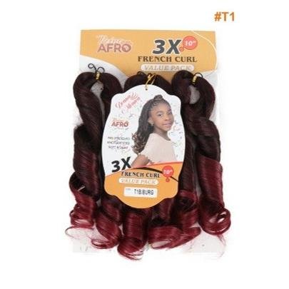 D.M 3X FRENCH CURL 10 T1B/BURG