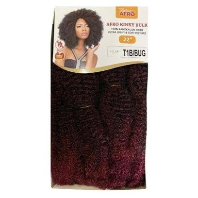 D.M Afro Kinky Bulk - T1B/BUG