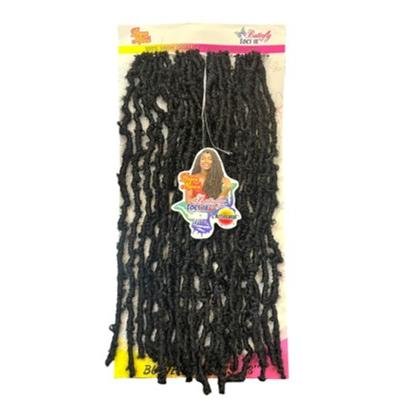 D.M 3x Butterfly Locs 18'' - 1