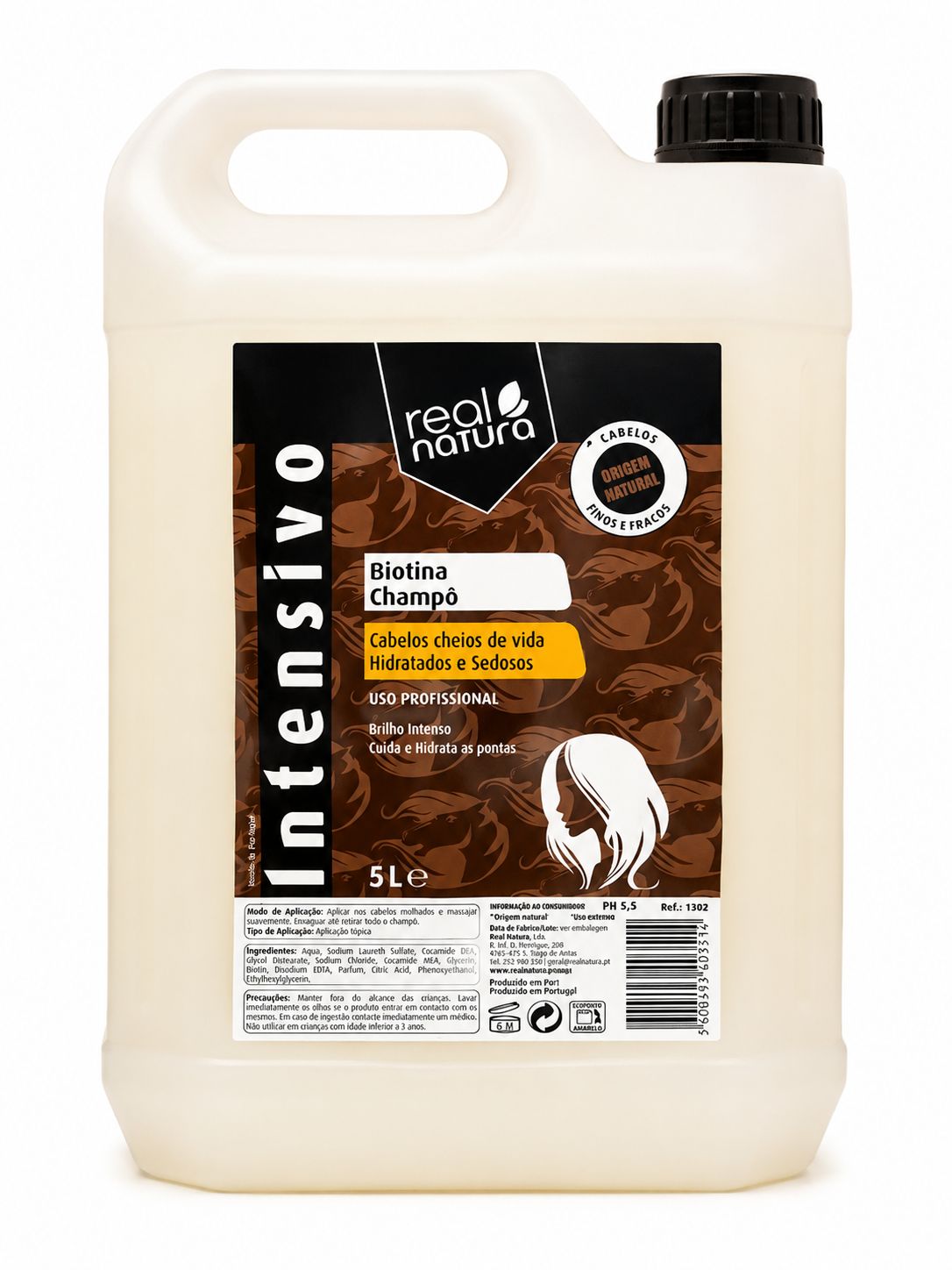 REAL NATURA CHAMPO BIOTINA 5L