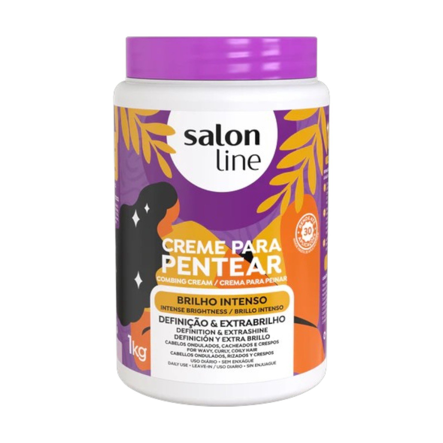 SALON LINE CREME PENTEAR BRILHO INTENSO 1KG
