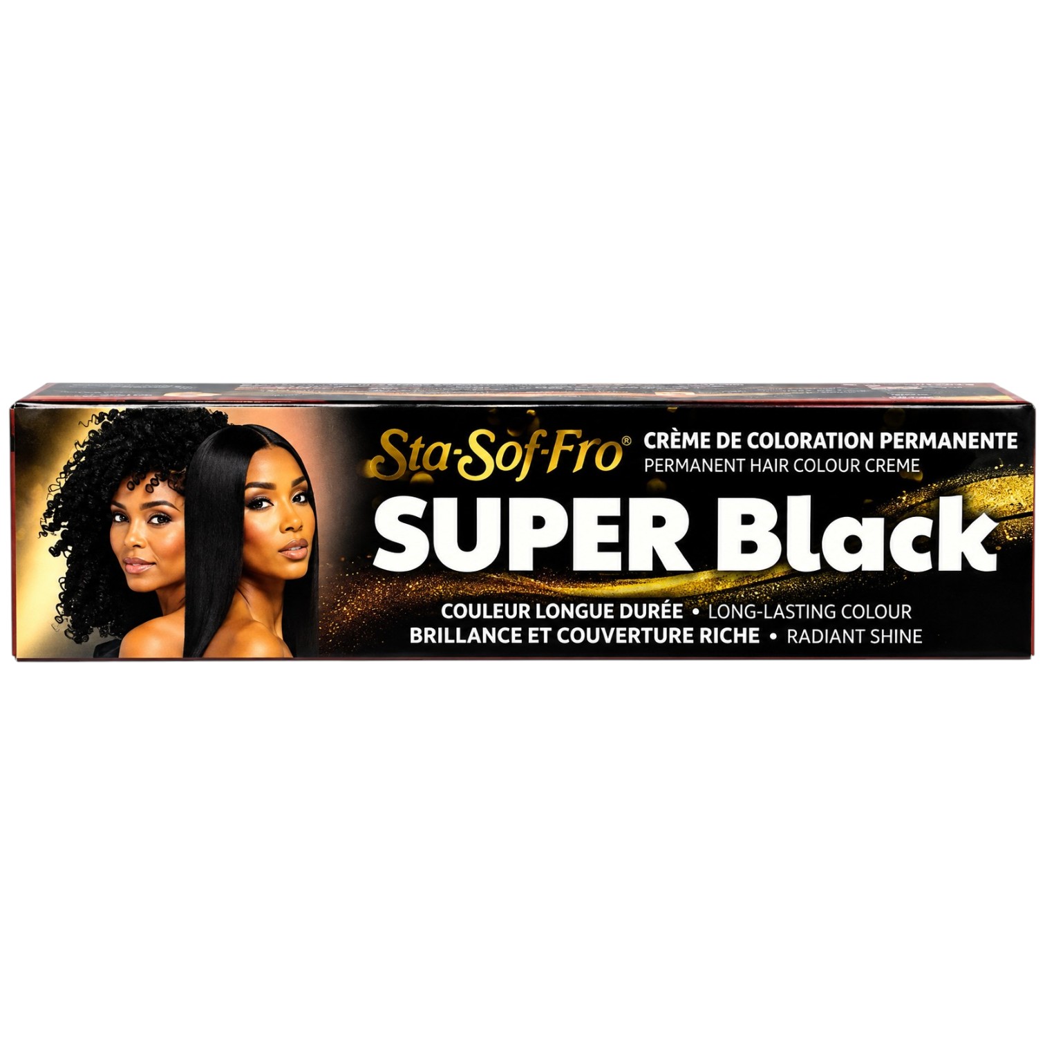 STA-SOF-FRO SUPER BLACK Permanent Hair Color Cream