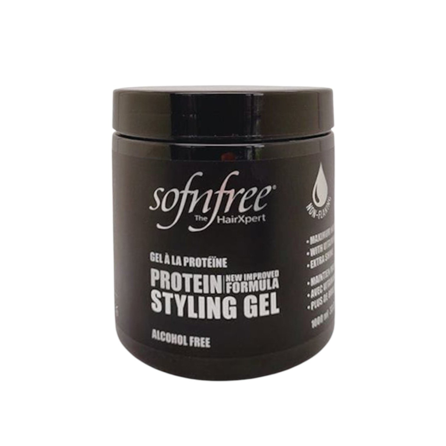 Sof n'free Styling Gel Black Protein 500ml