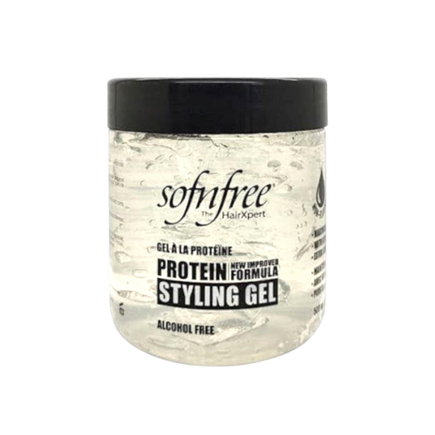 Sof n'free Styling Gel Clear Protein 16 oz