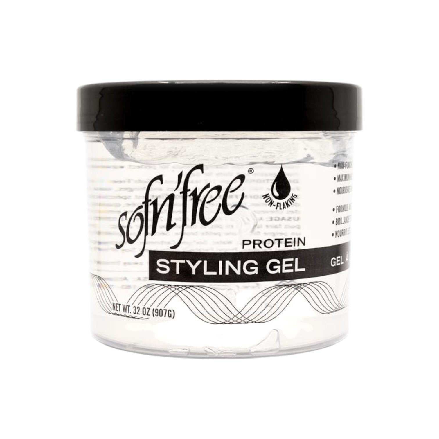 Sof n'free Styling Gel Clear Protein 32 oz