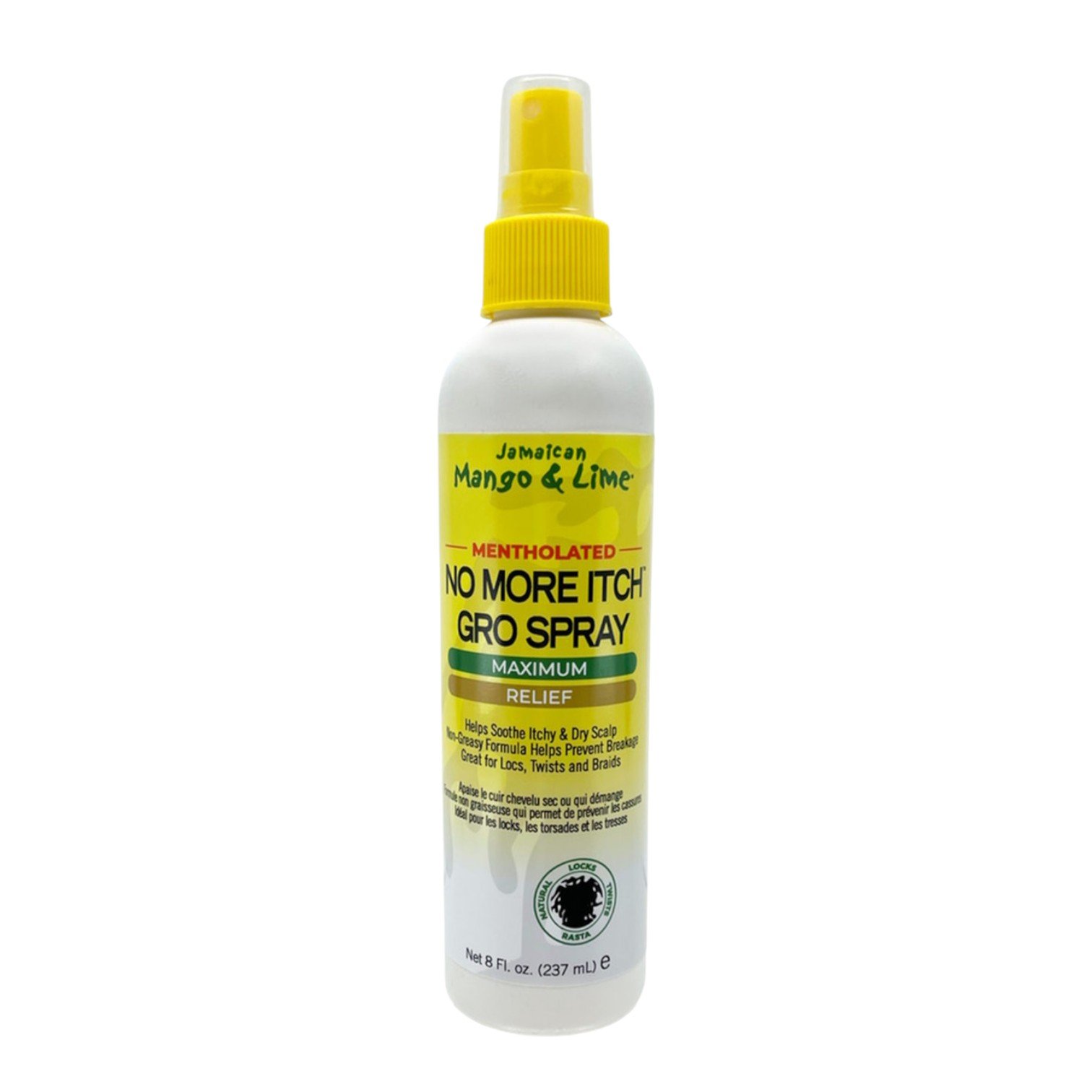 Jamaican Mango & Lime No More Itch Gro Spray Max 8 oz