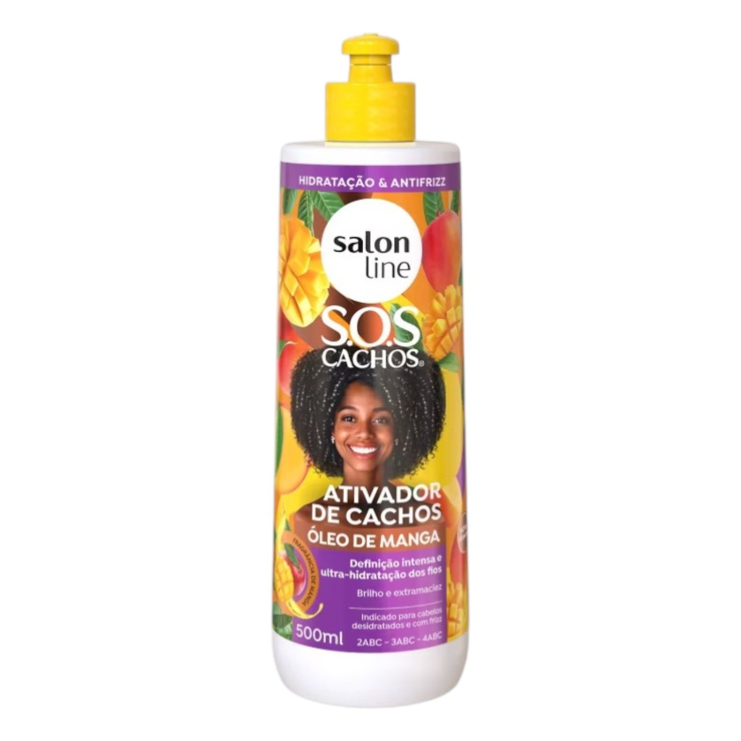 SOS Ativador de Cachos - Oleo de MANGA Tradicional Frasco 500ML