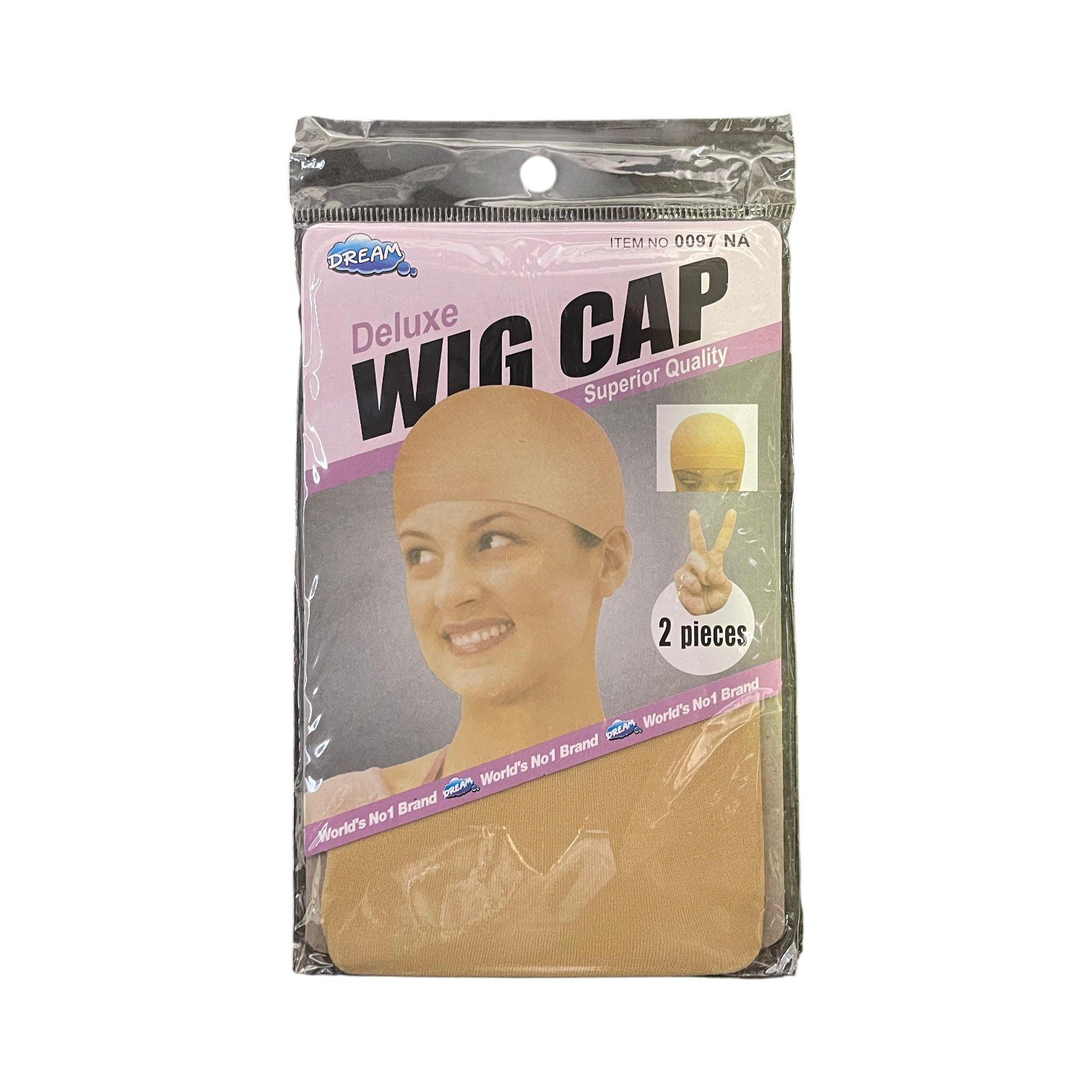 Wig Cap Deluxe 2 Piece Bege