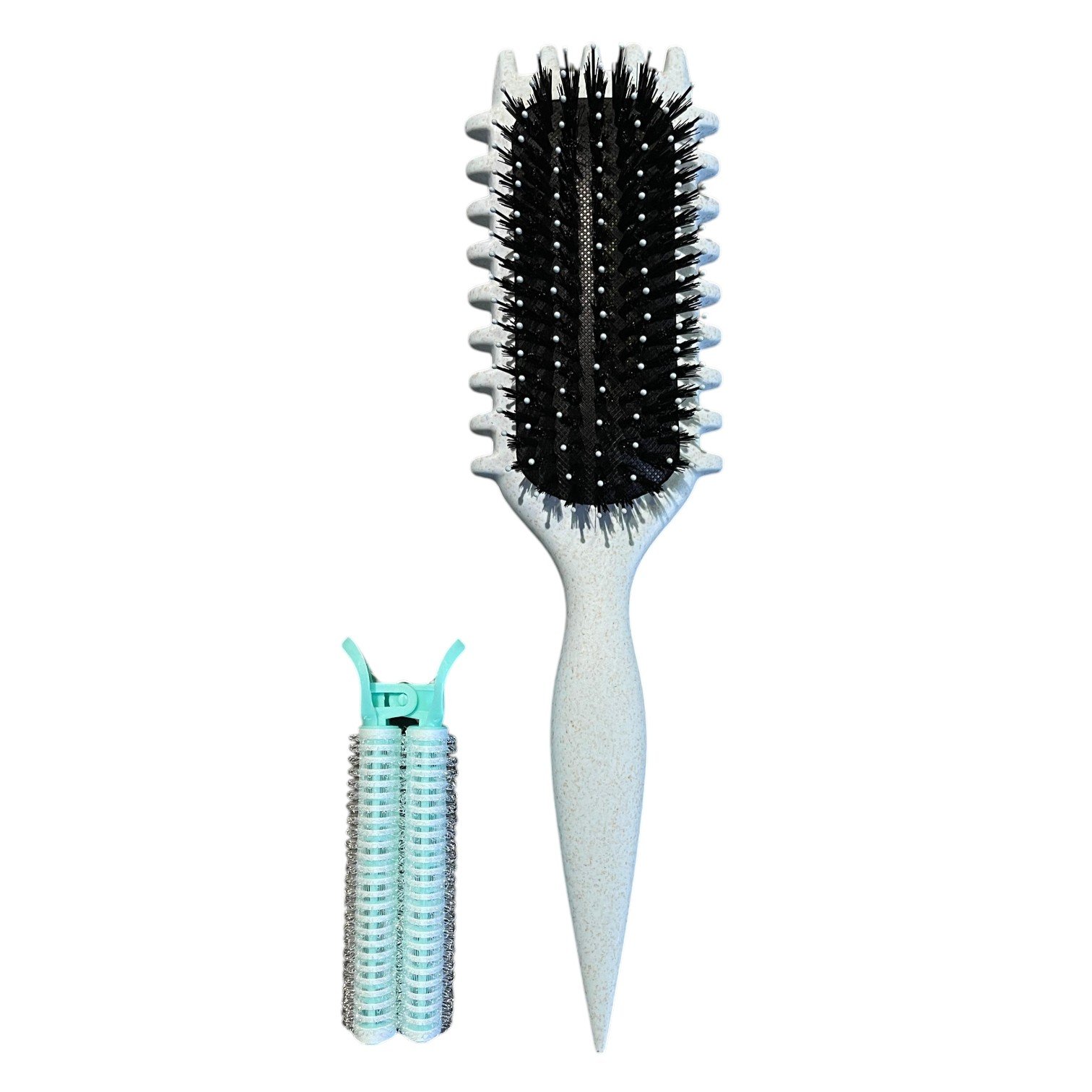 Curly Hair Brush Styling - Azul